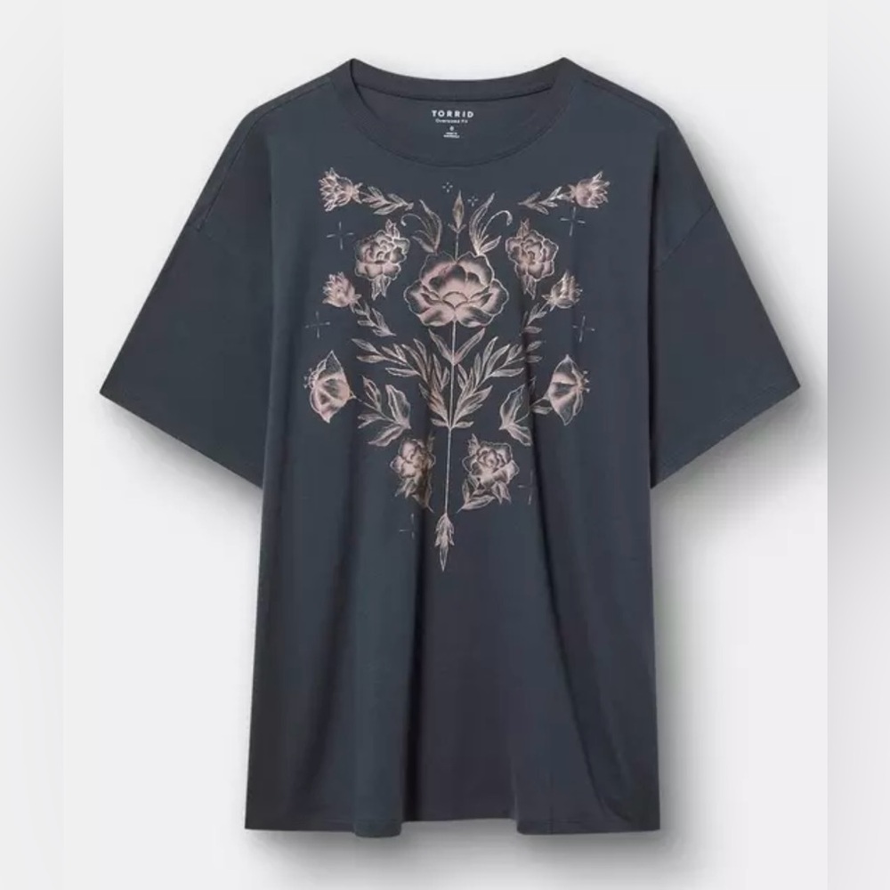 TORRID Oversized Heritage Jersey Tunic Tee